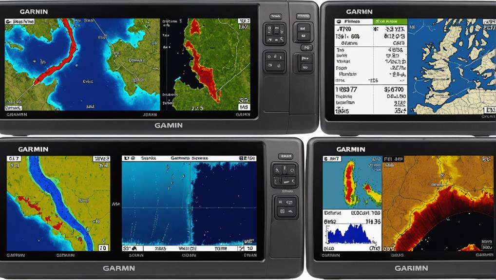 comparing garmin fish finders