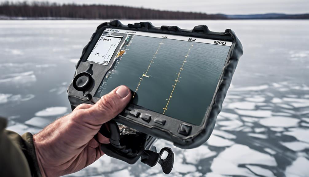 targeting fish under ice