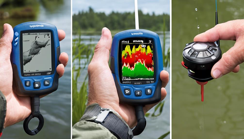 varieties of handheld sonars